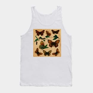 Watercolour Butterfly Tank Top